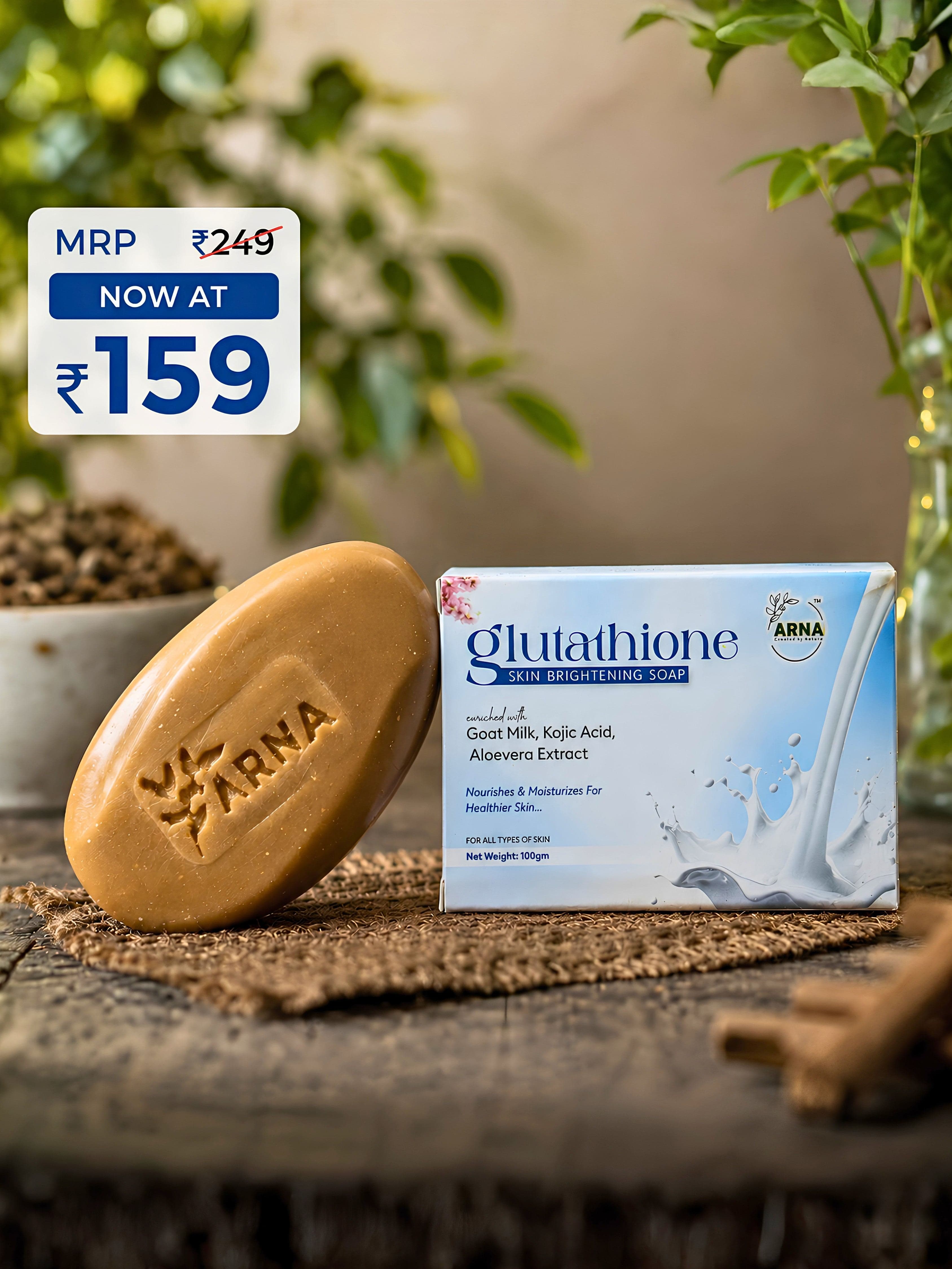 glutathione goat milk soap price Arna Skin Care — Herbal, Pure & Chemical-Free Skincare collagen and glutathione